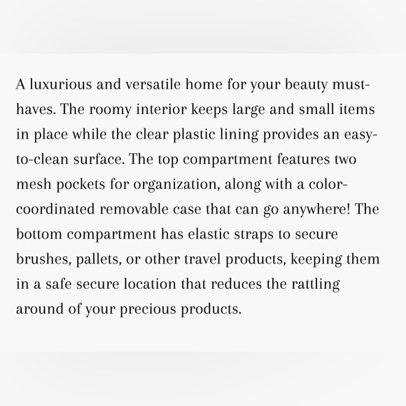 Stephanie Johnson Belize Jenny train case-NEW-interior bag not included-NWT - Picture 16 of 16